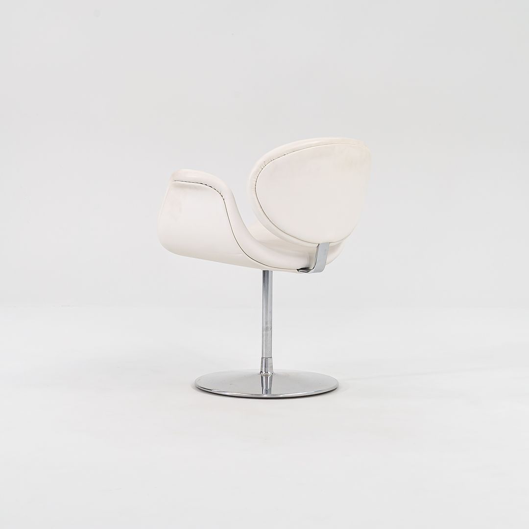 2016 Little Tulip Chair, Model F163 by Pierre Paulin for Artifort in White Leather