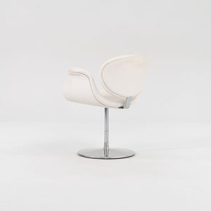 2016 Little Tulip Chair, Model F163 by Pierre Paulin for Artifort in White Leather