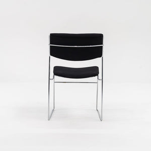 2010s Elle Stacking Chair, Model 1071dl by Giovanni Zorzon for Bononia / ICF in Black Fabric 15x Available