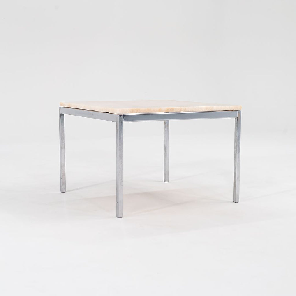 2016 Florence Knoll Coffee Table, Model 2510T by Florence Knoll for Knoll in Marble and Steel