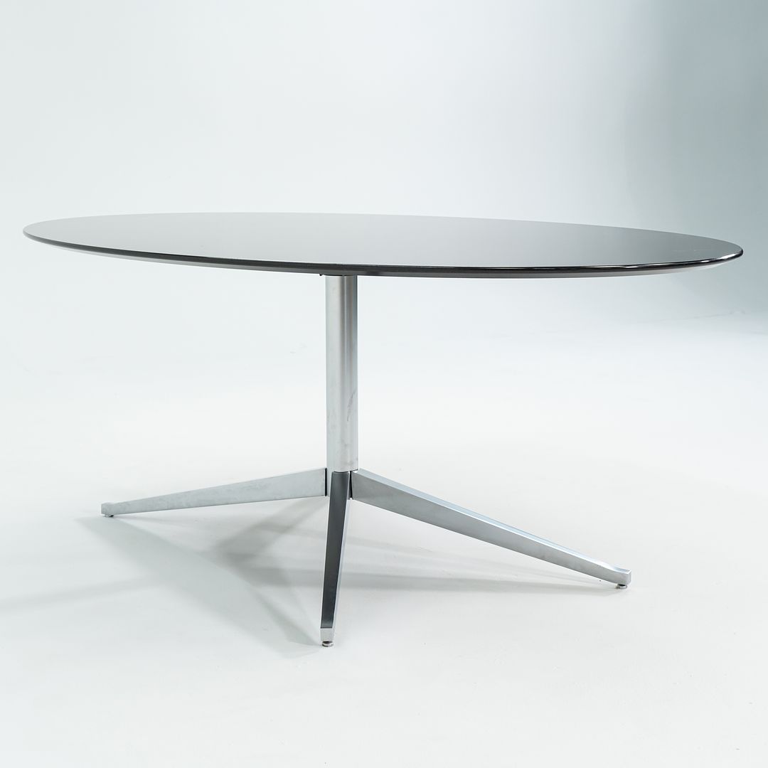 2019 Florence Knoll Polished Black Marble Dining Table / Desk 78x48 inch