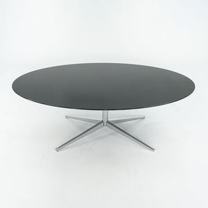 2019 Florence Knoll Polished Black Marble Dining Table / Desk 78x48 inch