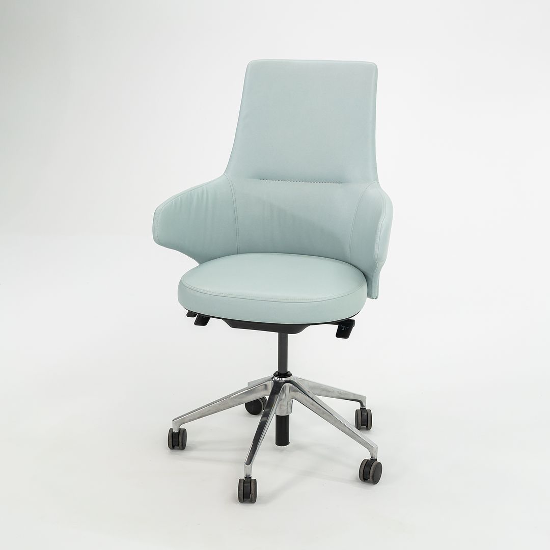 2018 Coalesse Steelcase Massaud Mid-Back Desk Chair with Integrated Arms and 5-Star Base, 5X Available