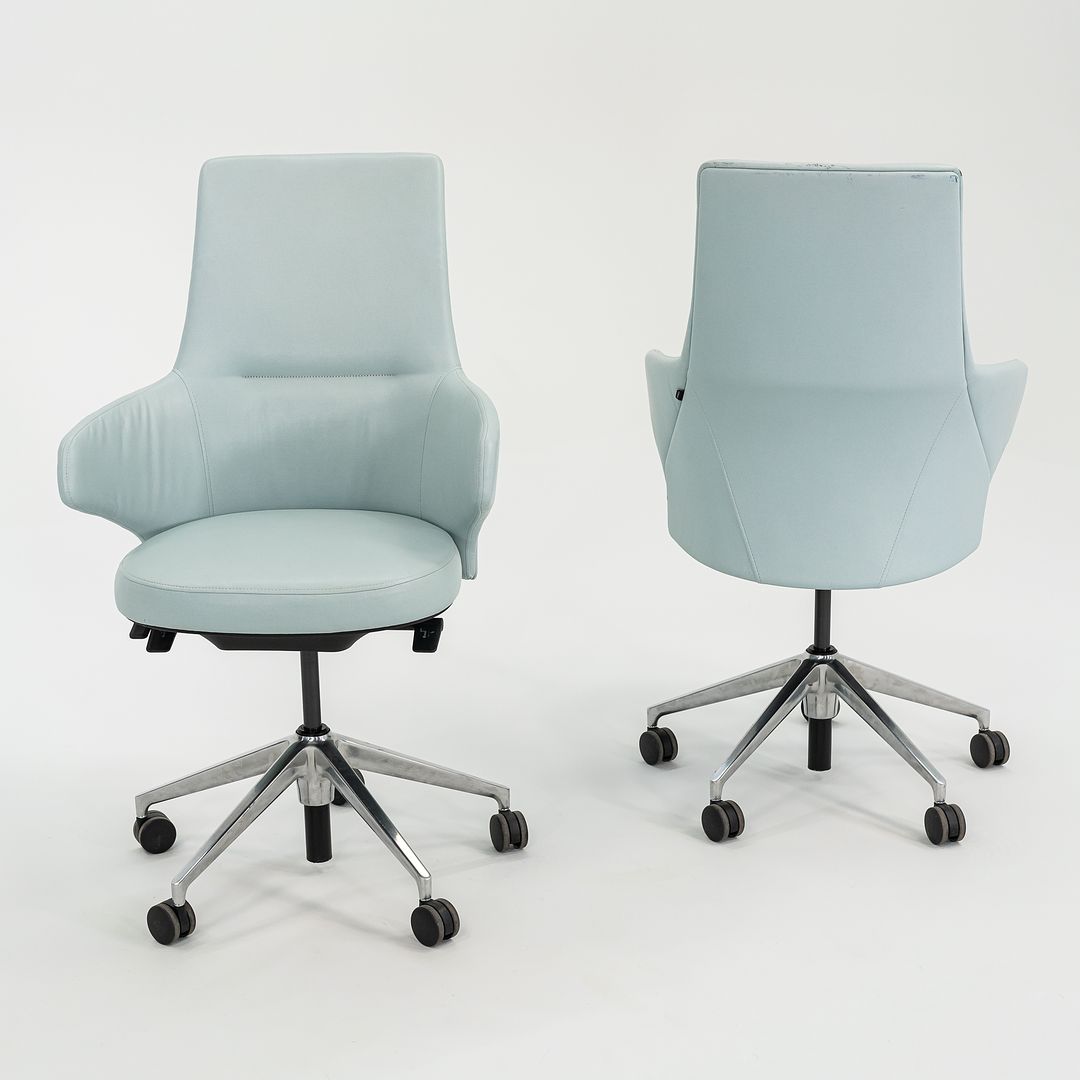 2018 Coalesse Steelcase Massaud Mid-Back Desk Chair with Integrated Arms and 5-Star Base, 5X Available