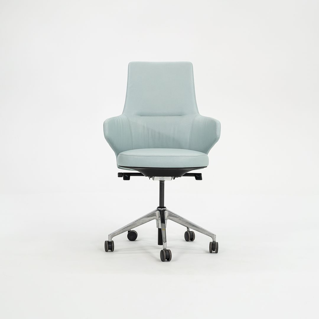 2018 Coalesse Steelcase Massaud Mid-Back Desk Chair with Integrated Arms and 5-Star Base, 5X Available