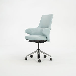 2018 Coalesse Steelcase Massaud Mid-Back Desk Chair with Integrated Arms and 5-Star Base, 5X Available