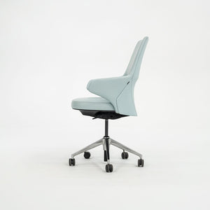 2018 Coalesse Steelcase Massaud Mid-Back Desk Chair with Integrated Arms and 5-Star Base, 5X Available