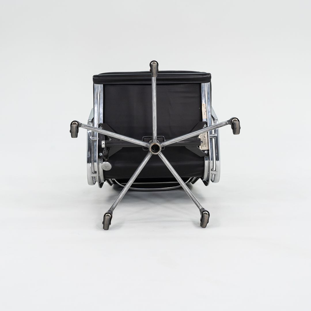 2002 Soft Pad Executive Chair, EA437 by Ray and Charles Eames for Herman Miller in Black Leather 12+ Available