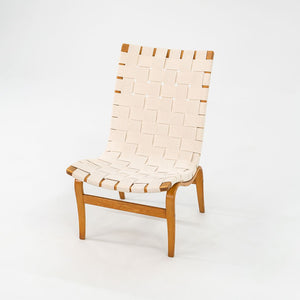 1960s Eva Lounge Chair, Model 41 by Bruno Mathsson for Firma Karl Mathsson in Beech 4x Available