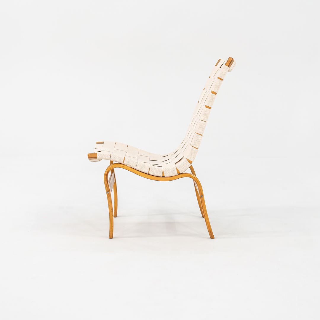 1960s Eva Lounge Chair, Model 41 by Bruno Mathsson for Firma Karl Mathsson in Beech 4x Available