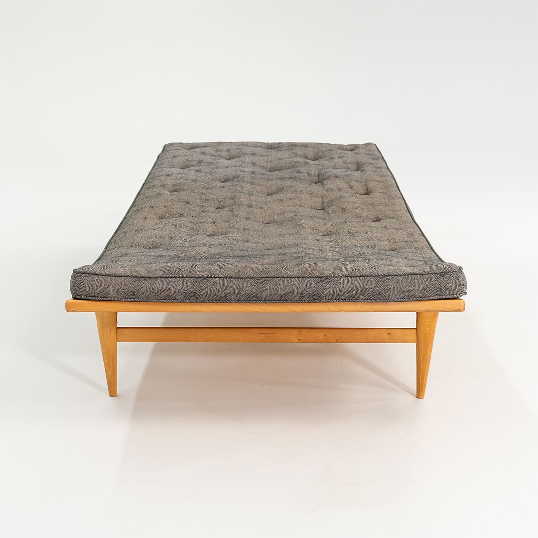 1960s Berlin 57 Daybed, Model T303 by Bruno Mathsson for Firma Karl Mathsson in Beech with Original Fabric