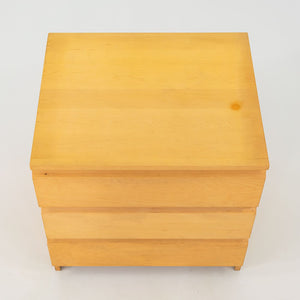 1960s Four-Drawer Chest / Dresser / Cabinet by Aino and Alvar Aalto for Artek in Birch