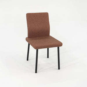 1986 Set of Four Mandarin Dining Chairs, Armless by Ettore Sottsass for Knoll in Fabric