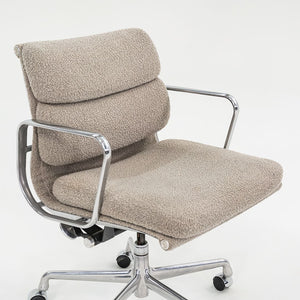 2003 Soft Pad Management Chair, EA435 by Ray and Charles Eames for Herman Miller in Grey Boucle 3x Available