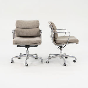 2003 Soft Pad Management Chair, EA435 by Ray and Charles Eames for Herman Miller in Grey Boucle 3x Available