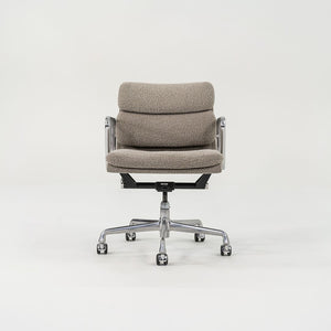 2003 Soft Pad Management Chair, EA435 by Ray and Charles Eames for Herman Miller in Grey Boucle 3x Available