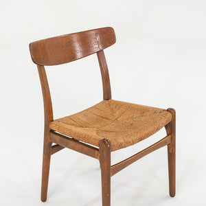 1960s CH23 Dining Chair by Hans Wegner for Carl Hansen in Oak and Paper Cord