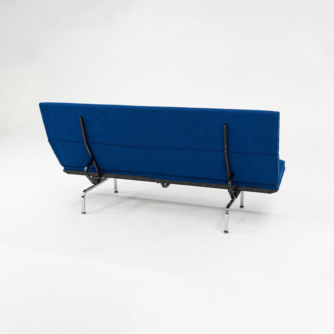 2006 S-473 Compact Sofa by Ray and Charles Eames for Herman Miller with New Blue Upholstery