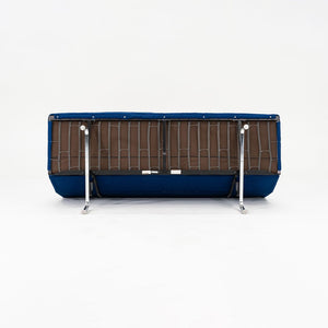 2006 S-473 Compact Sofa by Ray and Charles Eames for Herman Miller with New Blue Upholstery