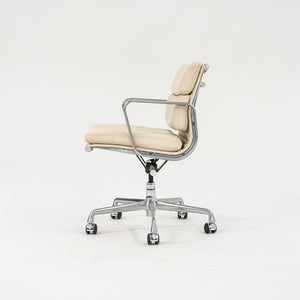 2005 Soft Pad Management Desk Chair by Charles and Ray Eames for Herman Miller in Ivory Leather 12x Available