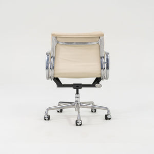 2005 Soft Pad Management Desk Chair by Charles and Ray Eames for Herman Miller in Ivory Leather 12x Available