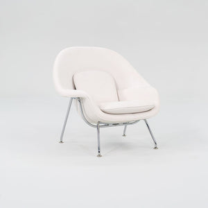 2022 Child-Size Womb Chair, Model 70LS by Eero Saarinen for Knoll in White Leather