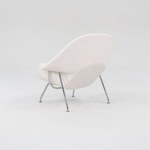 2022 Child-Size Womb Chair, Model 70LS by Eero Saarinen for Knoll in White Leather