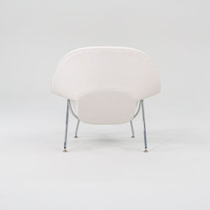 2022 Child-Size Womb Chair, Model 70LS by Eero Saarinen for Knoll in White Leather