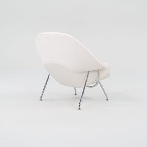 2022 Child-Size Womb Chair, Model 70LS by Eero Saarinen for Knoll in White Leather