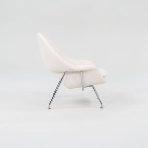 2022 Child-Size Womb Chair, Model 70LS by Eero Saarinen for Knoll in White Leather