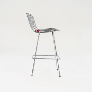 2021 Bertoia Bar Stool, Model 428C by Harry Bertoia for Knoll 4x Available