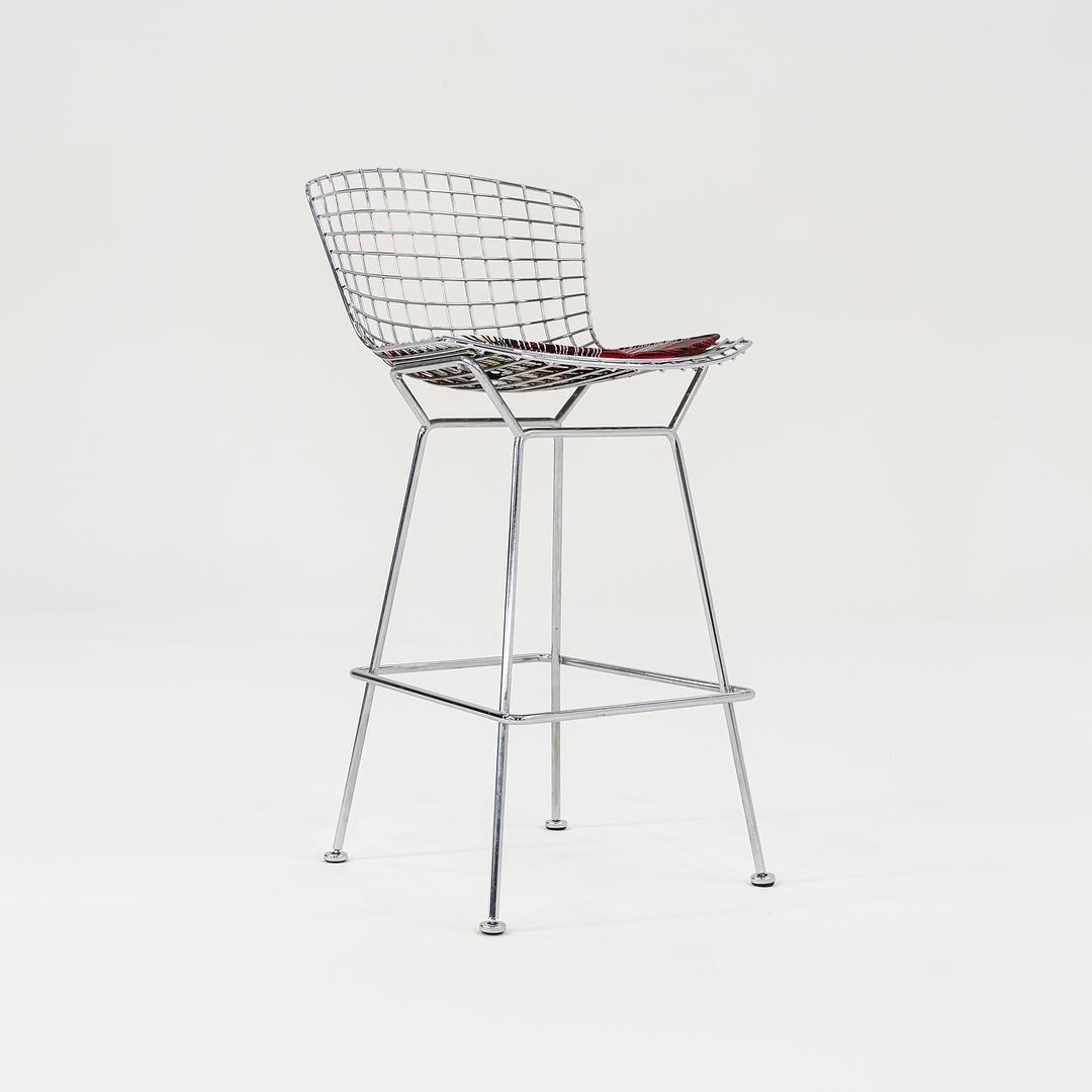 2021 Bertoia Bar Stool, Model 428C by Harry Bertoia for Knoll 4x Available