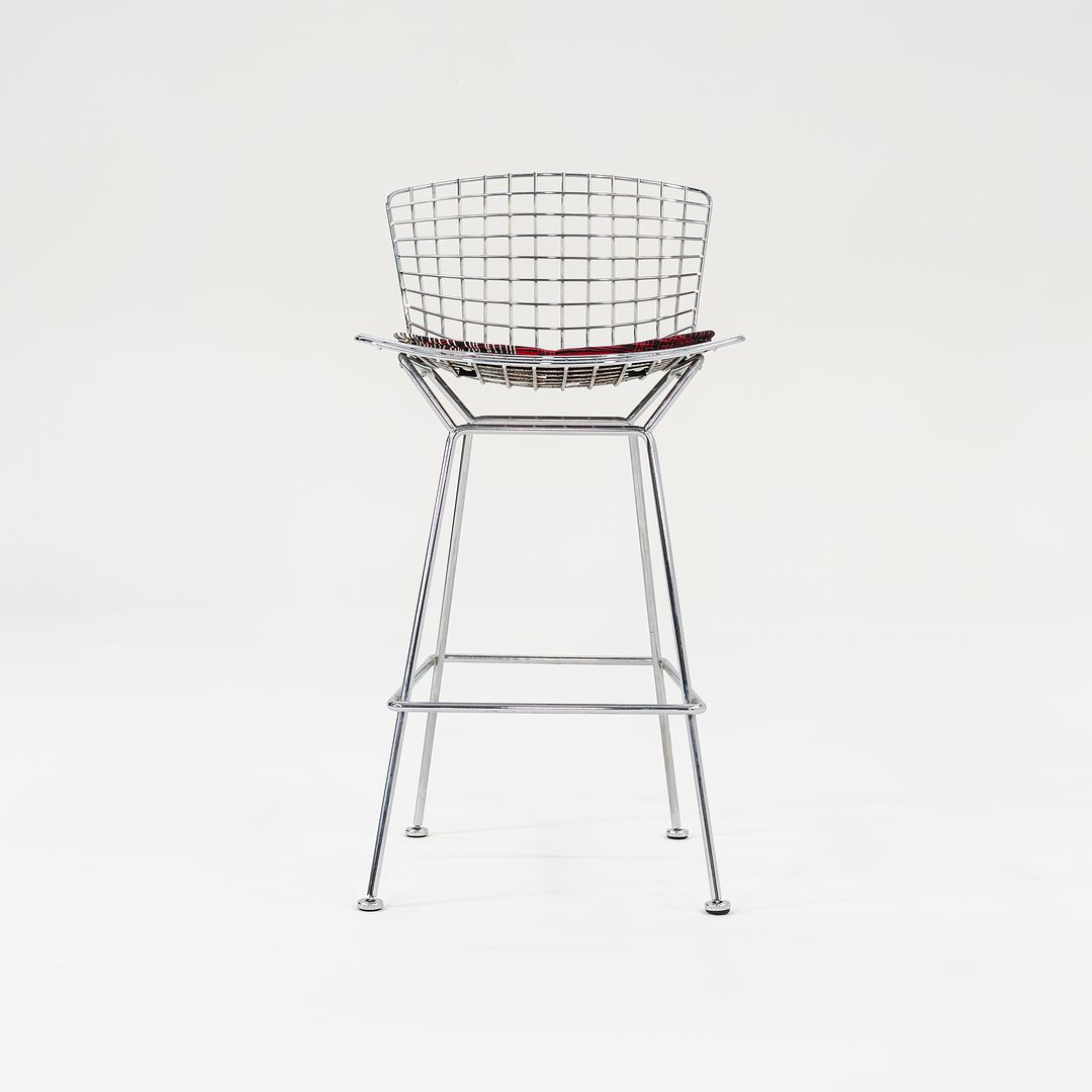 2021 Bertoia Bar Stool, Model 428C by Harry Bertoia for Knoll 4x Available