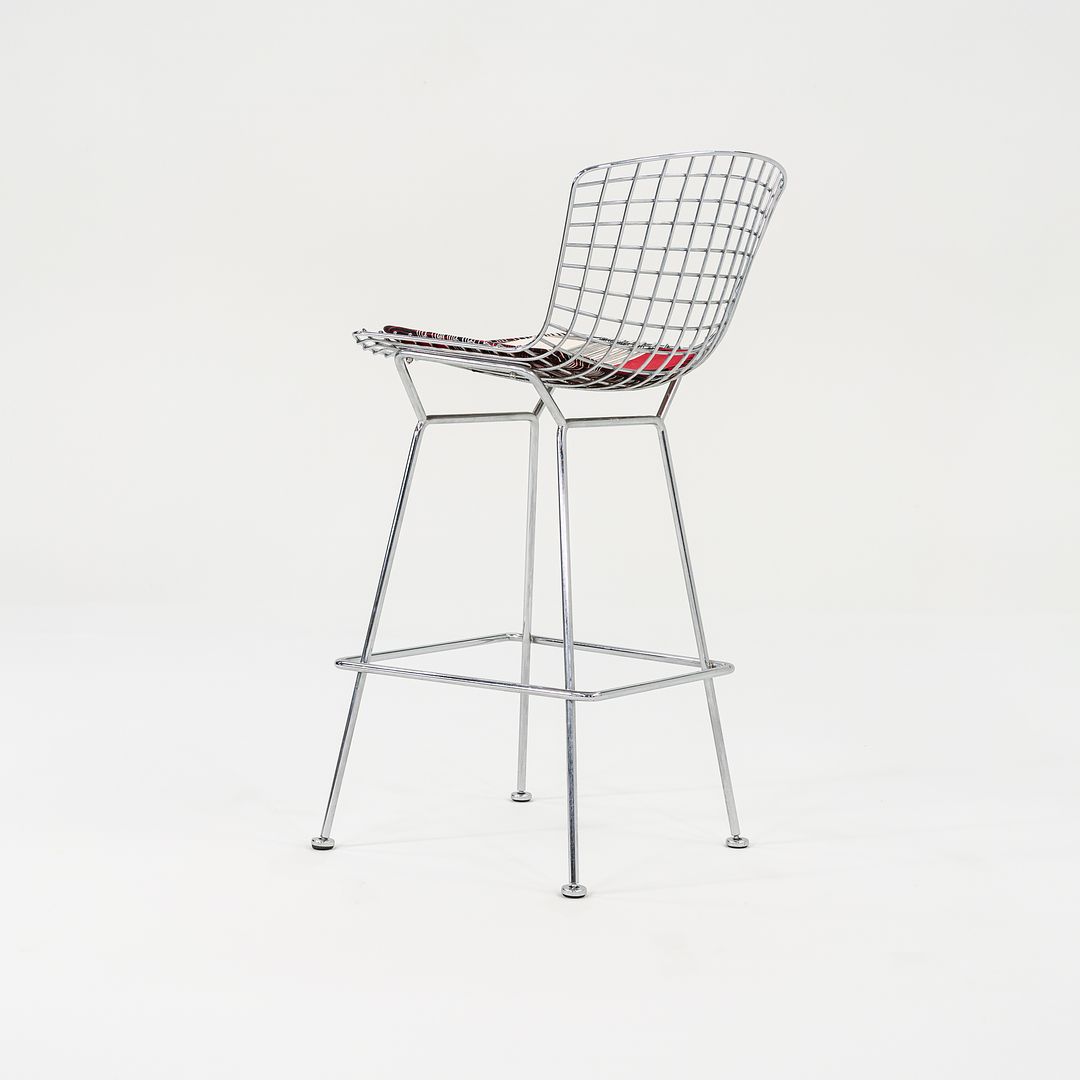 2021 Bertoia Bar Stool, Model 428C by Harry Bertoia for Knoll 4x Available