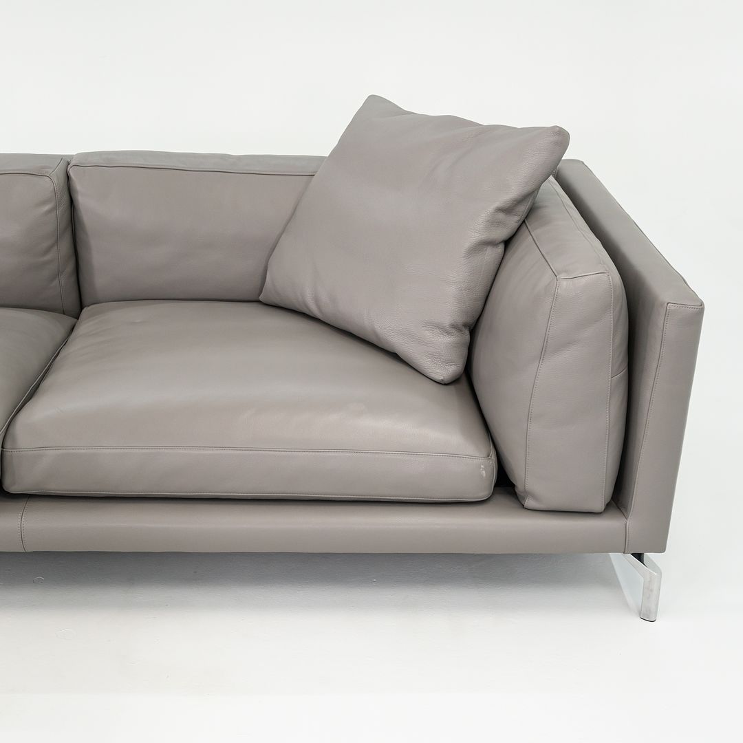 2018 Como Sectional Sofa by Giorgio Soressi for Design Within Reach in Grey Leather