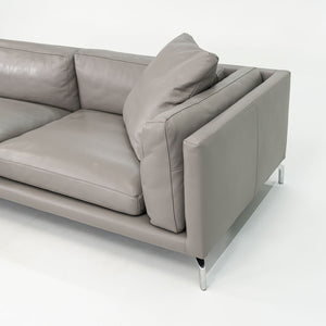 2018 Como Sectional Sofa by Giorgio Soressi for Design Within Reach in Grey Leather