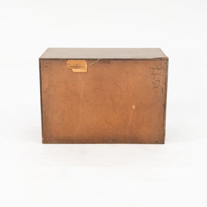 1954 BCS Four Drawer Cabinet, Model 4606 by George Nelson for Herman Miller in Walnut (without bench)