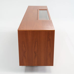 1990s ARCO / Poliform Cabinet in Cherry with Glass Case