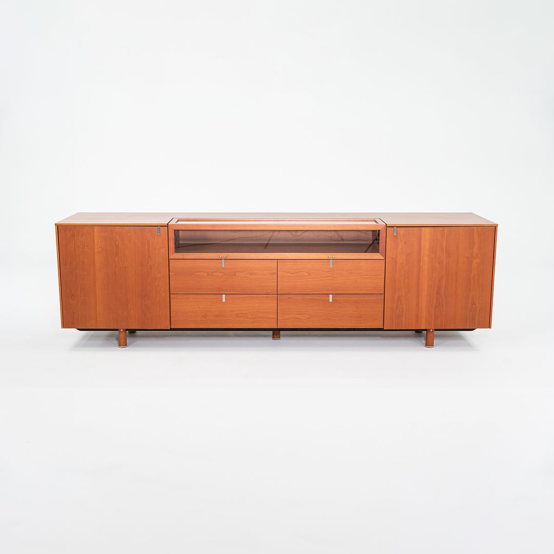 1990s ARCO / Poliform Cabinet in Cherry with Glass Case