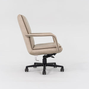 2010s Elite Desk Chair, Model 597-5 by Ed Keilhauer for Keilhauer in Beige Leather Multiple Available