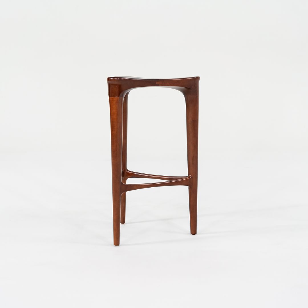 2010s 2 BY 3 Counter Stool by 2 BY 3 Design for Geiger in Cherry Wood 11x Available