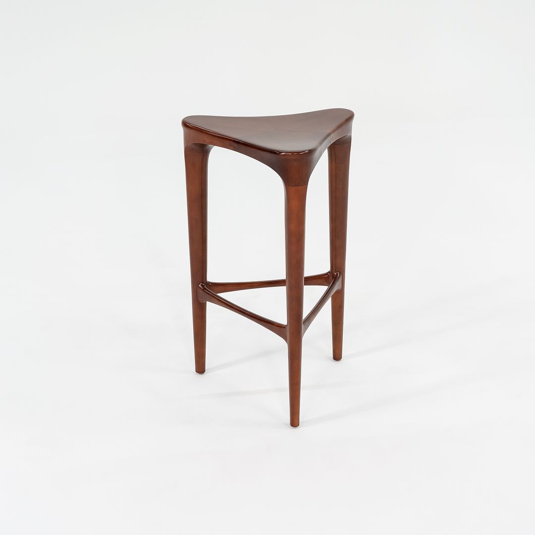 2010s 2 BY 3 Counter Stool by 2 BY 3 Design for Geiger in Cherry Wood 11x Available