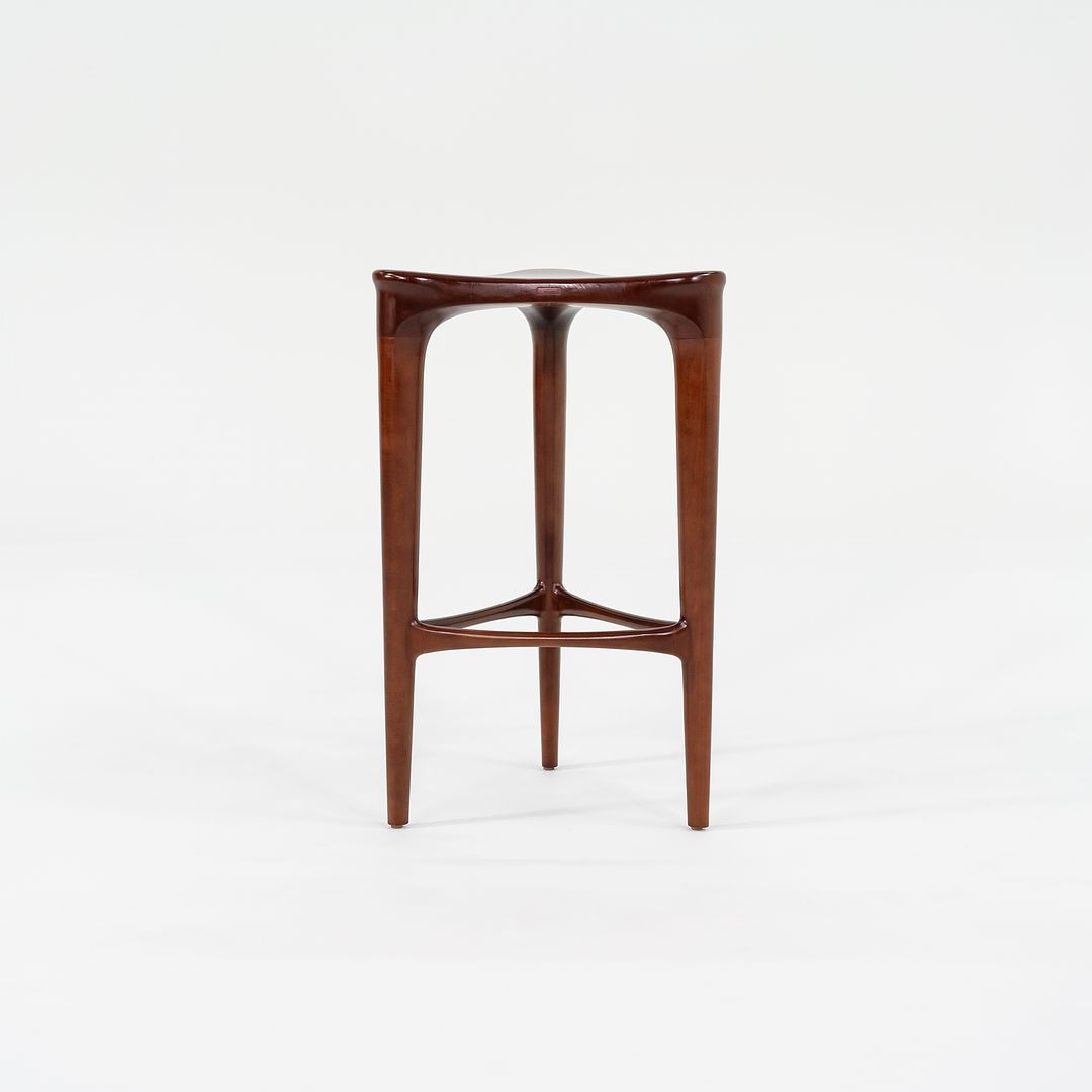 2010s 2 BY 3 Counter Stool by 2 BY 3 Design for Geiger in Cherry Wood 11x Available