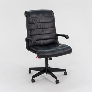 1999 Sapper Executive Chair by Richard Sapper for Knoll Leather, Foam, Plastic, Steel