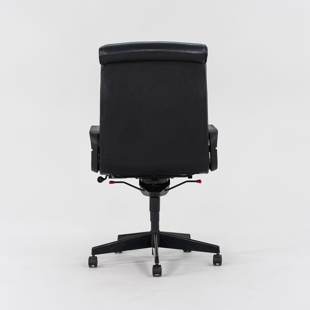 1999 Sapper Executive Chair by Richard Sapper for Knoll Leather, Foam, Plastic, Steel