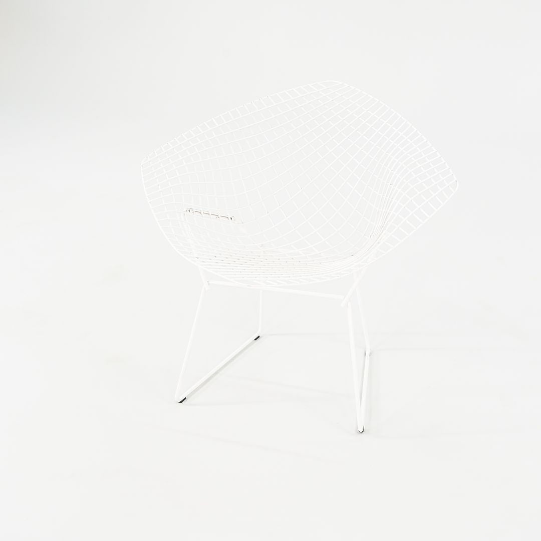 2023 Pair of Bertoia Diamond Chairs, Model 421 by Harry Bertoia for Knoll in White