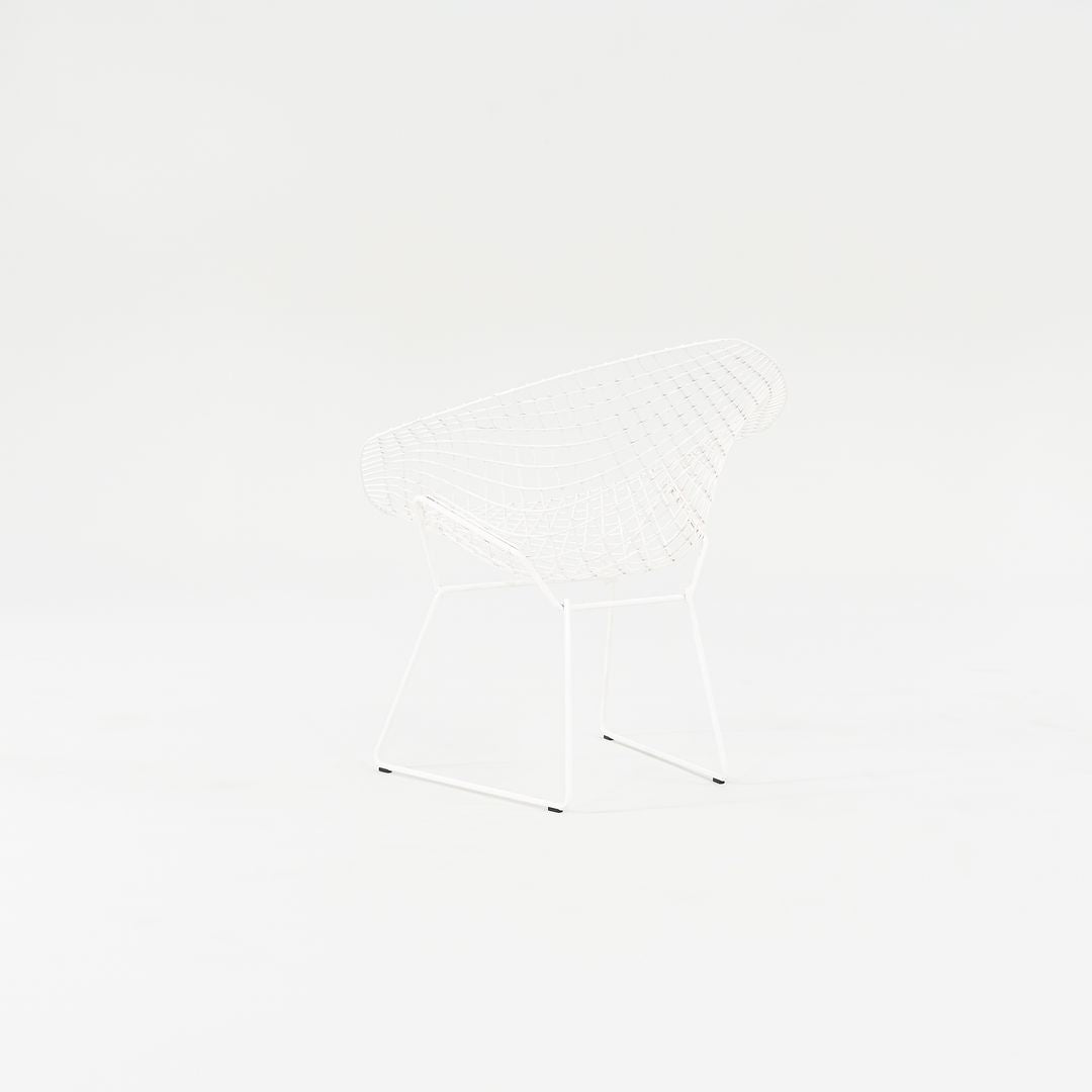 2023 Pair of Bertoia Diamond Chairs, Model 421 by Harry Bertoia for Knoll in White