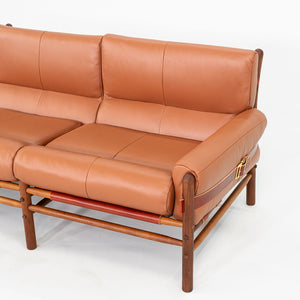 1970s Kontiki Three Seat Sofa by Arne Norell for Scanform with New Upholstery