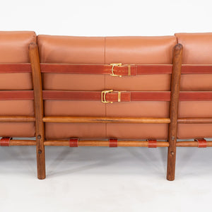 1970s Kontiki Three Seat Sofa by Arne Norell for Scanform with New Upholstery