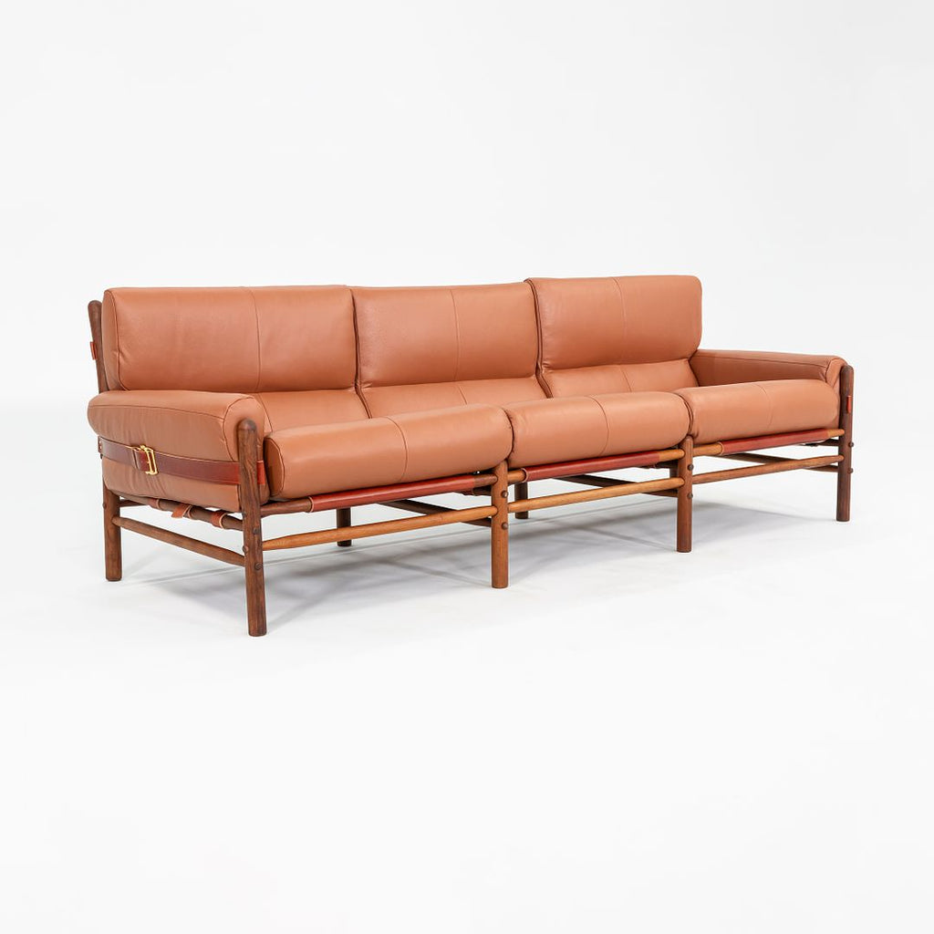 1970s Kontiki Three Seat Sofa by Arne Norell for Scanform with New Upholstery